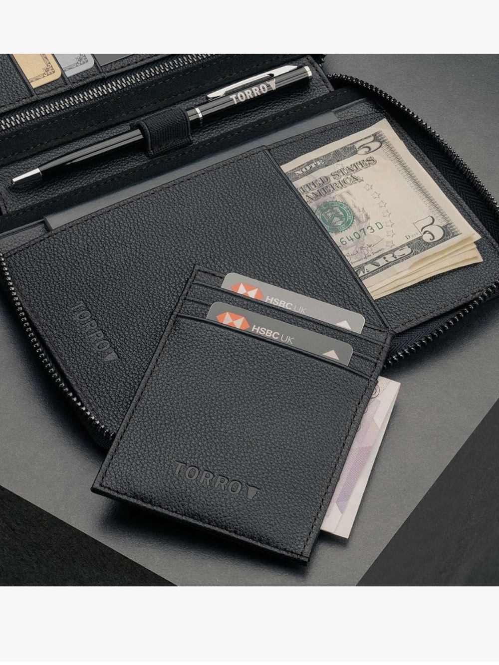 TORRO Genuine Leather Travel Wallet - Picture 3 of 6